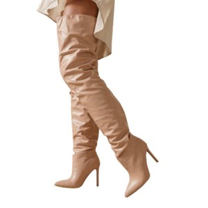 slouch stiletto boots