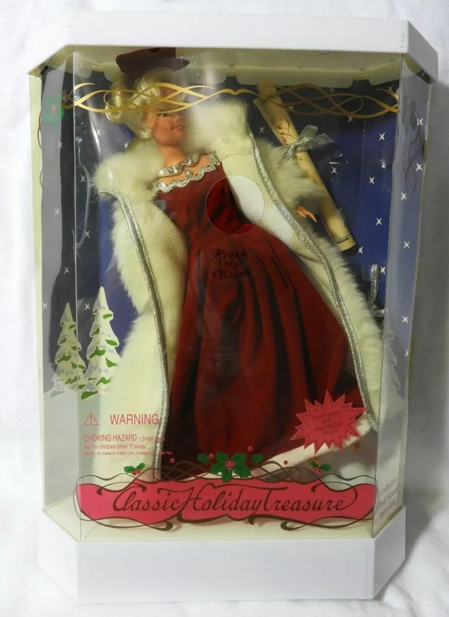 Barbie holiday treasures clearance