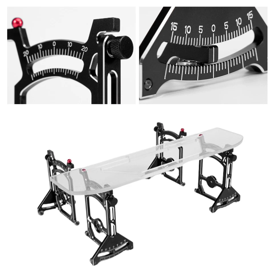 Chassis Setup System For 1/10 1/12 On Road RC Car from Rotor Ron w/Carry Case - Image 3 of 4