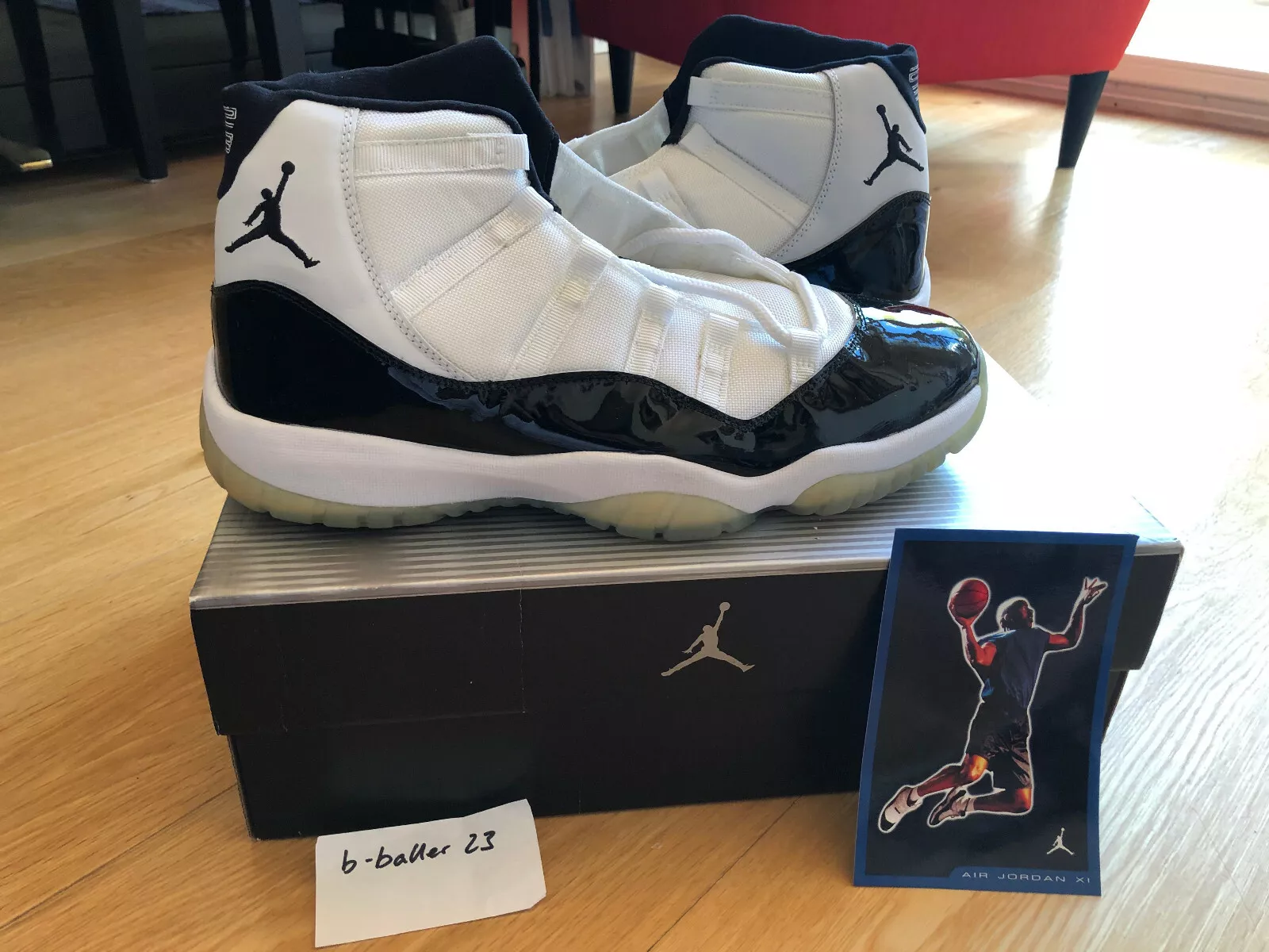 2000 DS Nike Air Jordan XI 11 Concord 48 13.5 OG Player Exclusive PE Sample 47.5