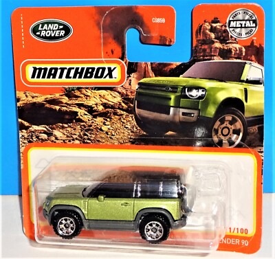 Matchbox 2021 Short Card Release #11 2020 Land Rover Defender 90 Green
