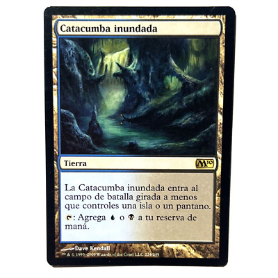 Drowned Catacomb VLP SPANISH M10 Core Set (Catacomb inundada) MTG See Photos