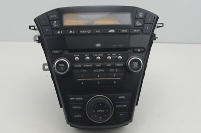   10 -13 ACURA MDX RADIO CD PLAYER DISK CHANGER CLIMATE CONTROL MAP GUIDE W/CODE