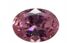 Pietra decorativa ZIRCONIA rosa ovale 8x6 mm per gioielli 1 pz.