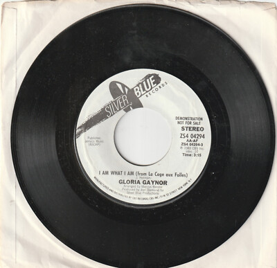 GLORIA GAYNOR * 1983 * RARE US - PROMO * NEU * I AM WHAT I AM * original  SILVER