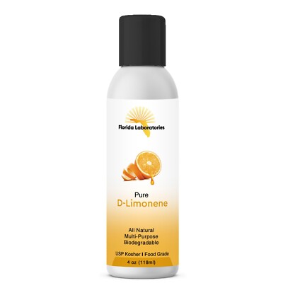 D-Limonene 100% FOOD GRADE Citrus Solvent 16oz D-Limonene Orange Oil  FREE SHIP!