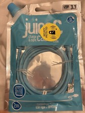 Image of Juice Apple Lightning Charge and Sync Cable - Aqua 2M
