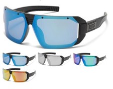 Locs Semi-Shield Wrap Sunglasses LOC91202-MBRV  NEW  FREE Shipping 