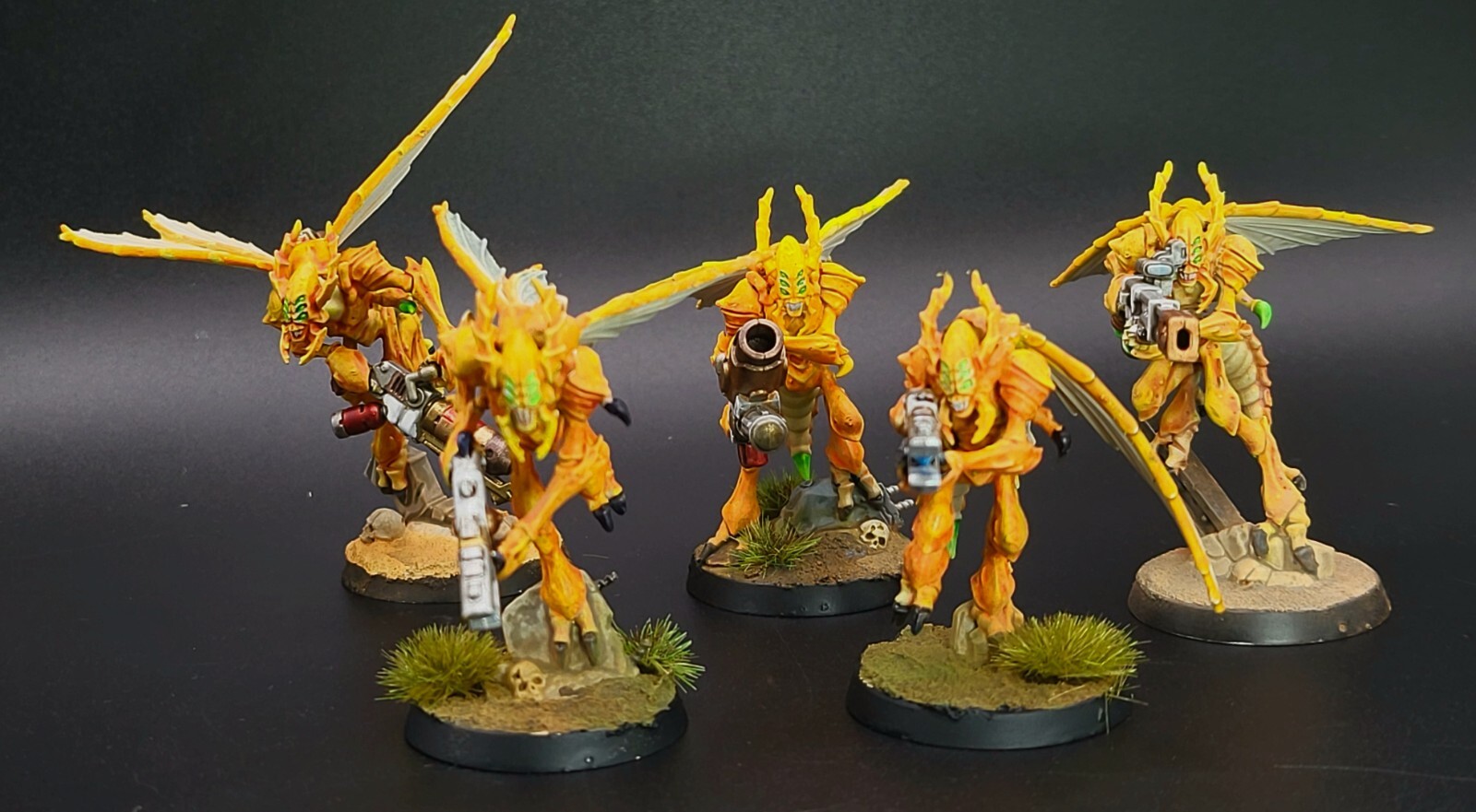 Vespid Stringwings Painted Vespid Stingwings set Kill Team WH40K Collectible Miniatures | eBay
