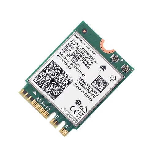 New WiFi 6E Wireless Card For PC Intel AX210 Tri-Band AX5400 2.4GHz/5GHz/6GHz