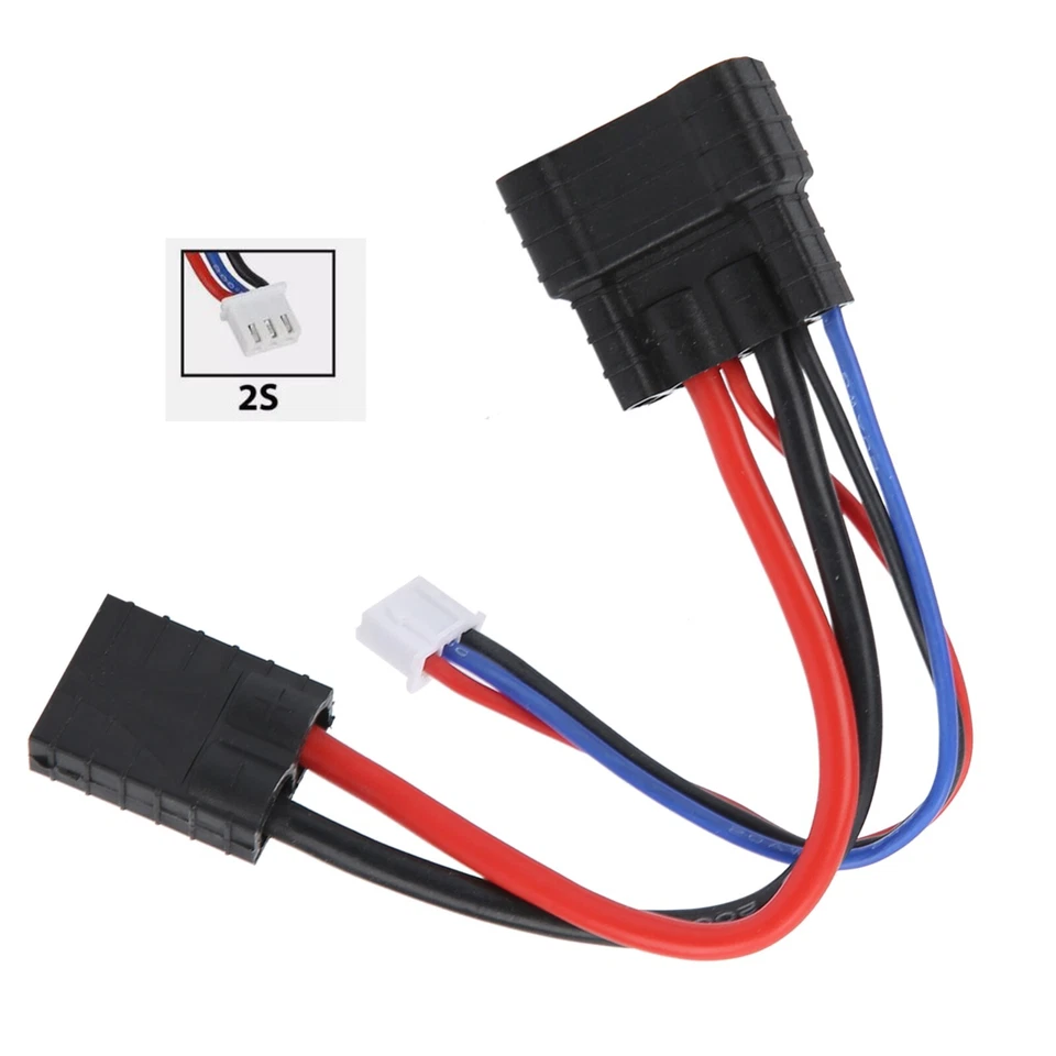 2S Lipo Battery Connector Cable Adapter fits for TRX 1/8 RC Car 150MM - Image 2 of 4
