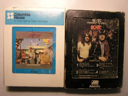 2 AC/DC 8-Track Tapes Highway To Hell & Dirty Deeds Done Dirt Cheap | eBay