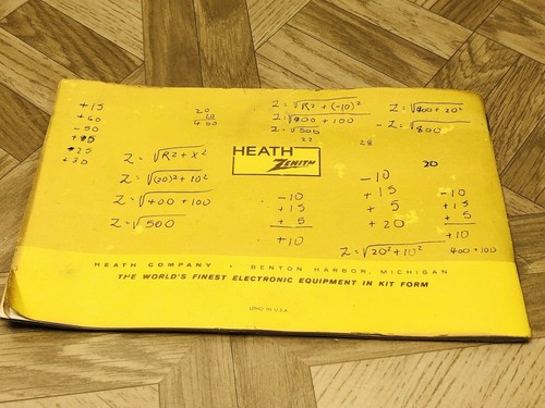 VTG HEATHKIT Manual For; MODEL HD-1416 Morse CODE OSCILLATOR With Face Plate USA - Zdjęcie 6 z 14