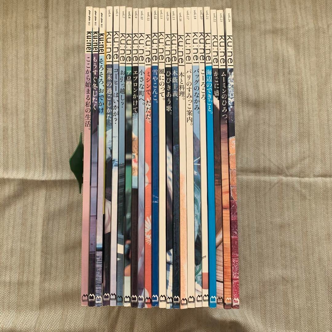 ku:nel: First issue, 22 volumes set Hobby magazine collection