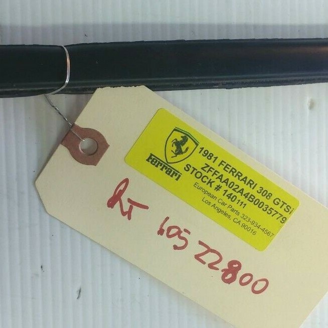 FERRARI 308 GTSi  REAR 1/4 GLASS  SEAL RIGHT SIDE  60522800 