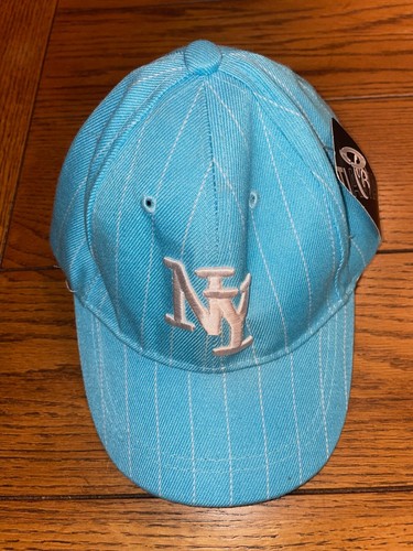 T & T Tian Tian Blue NY NEW YORK Adjustable Baseball Hat Cap - Size Youth -NEW