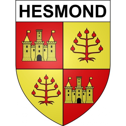 Autocollant Blason De Boubers-lès-Hesmond (62) - Sticker écusson Adhésif Neuf, Marque Bearn