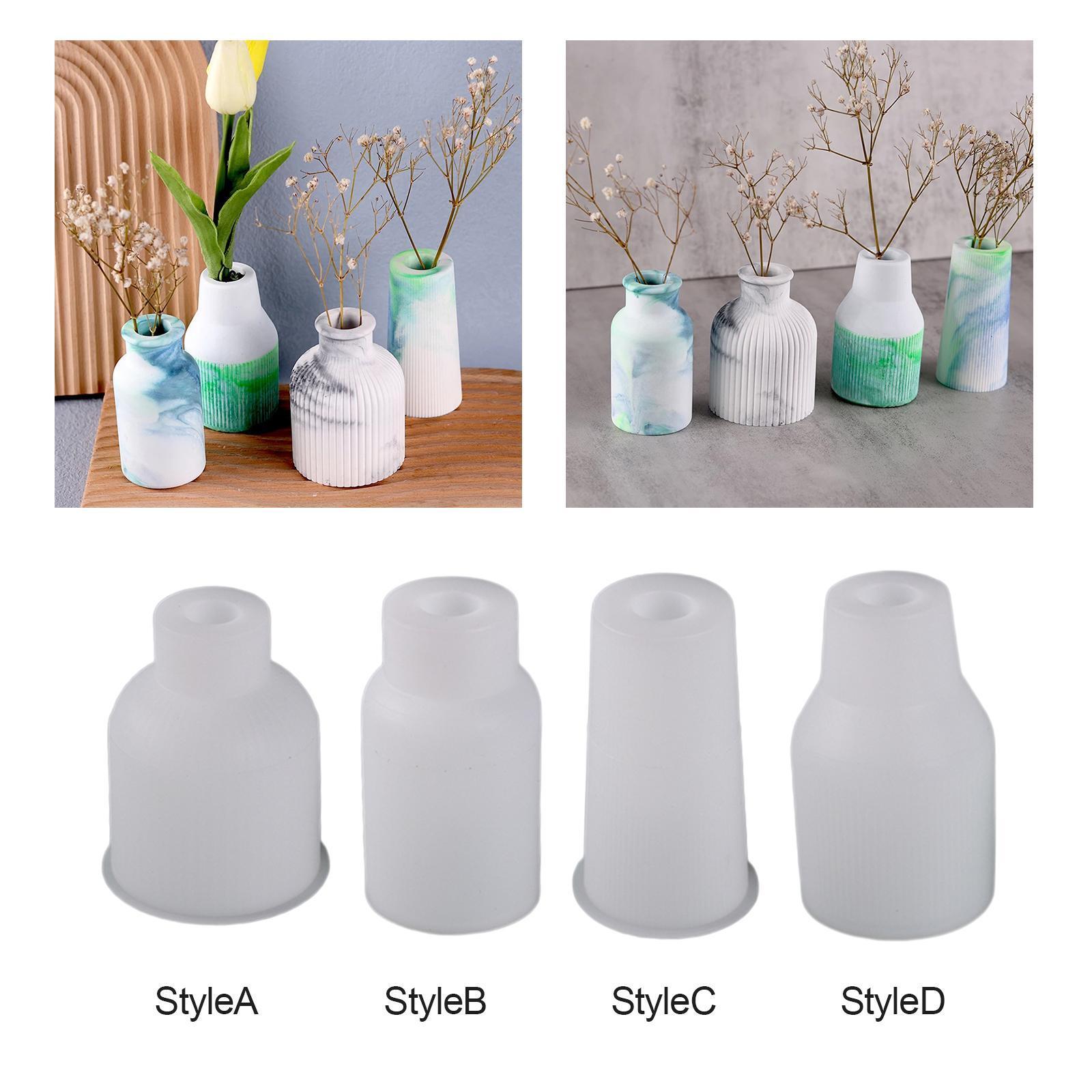 Resin Casting Tool DIY Epoxy Candle Holder Bud Vase Resin Art Supplies Vase-image