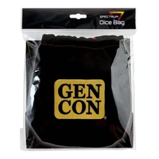 BCW Spectrum Official Gen Con Dice Dice Bag Large and Durable Holders 100+ Dice