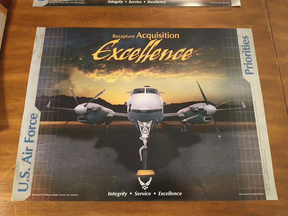 US Air Force USAF Lithograph Series #51 Complete Set of 12 - Plus