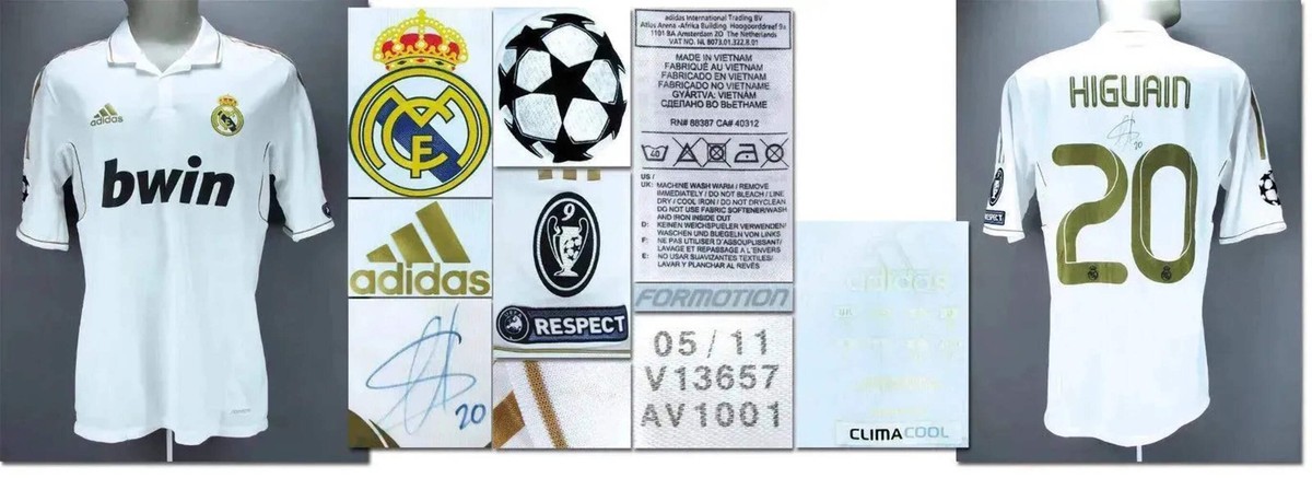 レアル・マドリード HIGUAIN 20 ユニフォーム Gonzalo Higuain 20 Real Madrid 2011-2012 - Signed Football