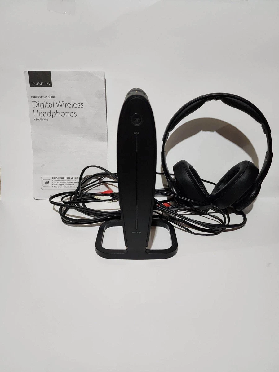 Insignia digital wireless headphones setup sale