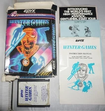 Winter Games (Atari 2600 7800 Sears) Complete In Box