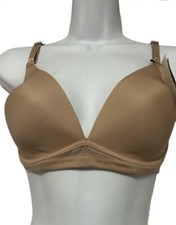 Warner s Underwire Contour Bra RD3761A Soft And Thin Padding Dark Beige 38B