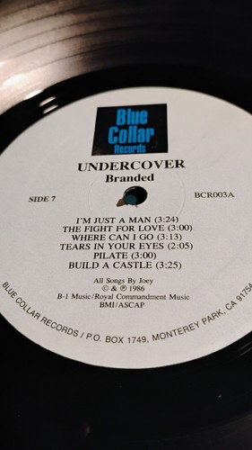 Undercover Branded (1986) Blue Collar Records BCR 003 - Imagen 2 de 6