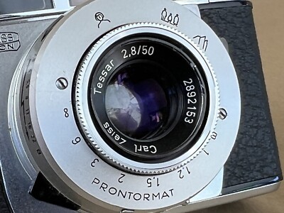 Zeiss Ikon Symbolica Vintage German Camera W/ Carl Zeiss 50mm 2.8