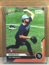 2020 TOPPS NOW Summer Camp #OD-464 BRENDAN MCKAY RAYS ROOKIE Orange Parallel 4/5