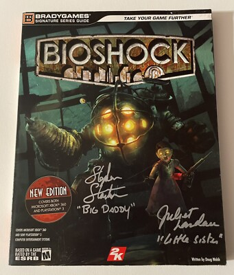 #ad Stephen Stanton amp; Juliet Landau Signed Strategy Guide BioShock Autograph JSA COA $300.00