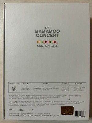 2017 MAMAMOO ママム コンサート MOOSICAL ブルーレイ 限定 MAMAMOO [2017 CONCERT MOOSICAL BLU-RAY] Autographed Signed Album