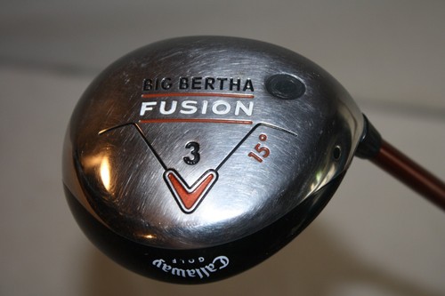 RH Callaway Big Bertha Fusion 3 Wood 15* Recoil ES Regular Flex Graphite Golf · Golf