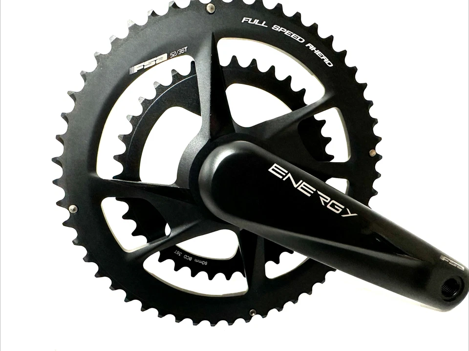 FSA Energy Modular BB386EVO Road Gravel Crankset 172.5mm 9/10/11/12  52/36t  New - Image 2 of 4