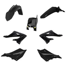 Cycra Complete Plastic Kit Set Black For YAMAHA YZ125 YZ250 YZ125X YZ250X