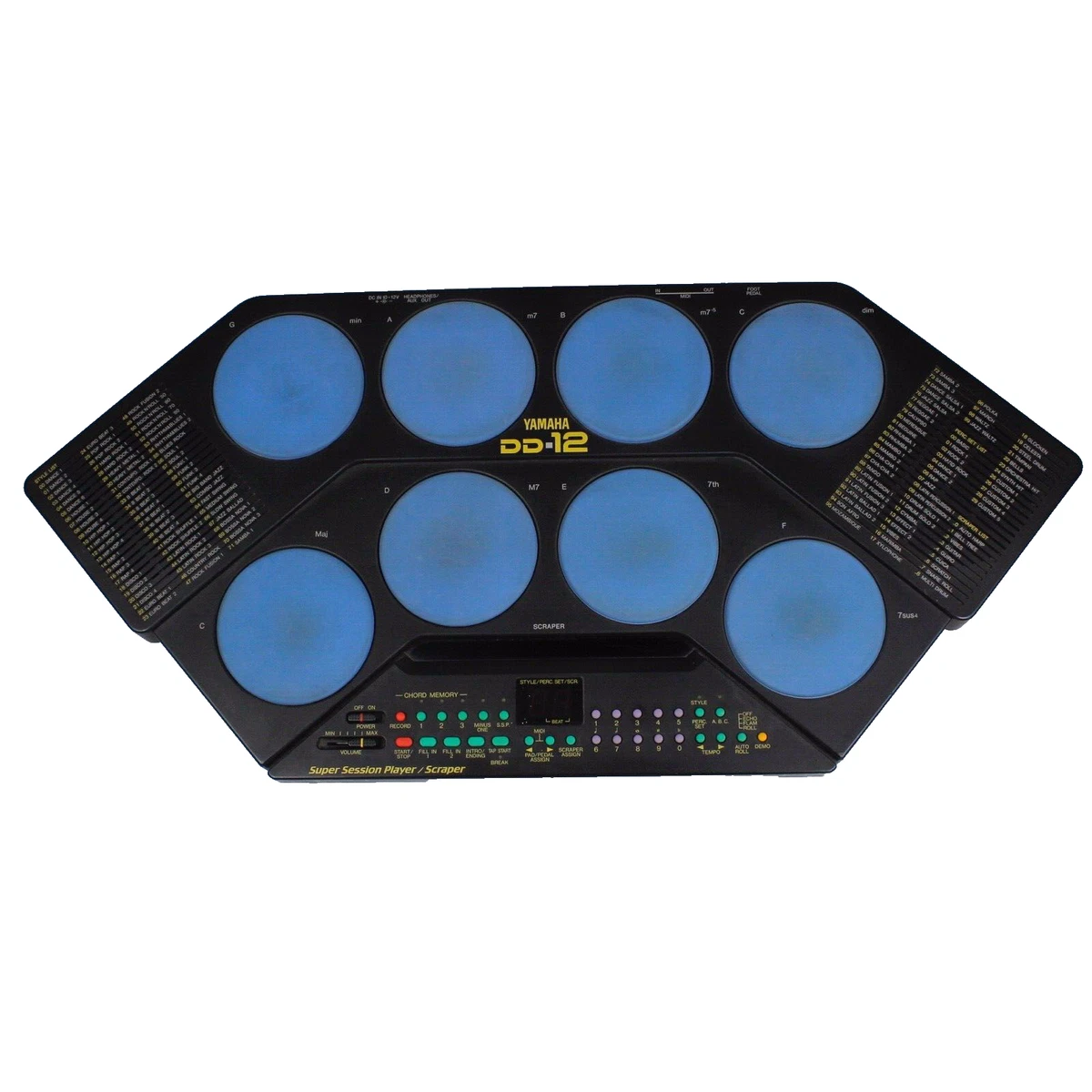 Yamaha DD 12 Drum Machine Digital Percussion Electric Retro eBay