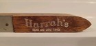 Vintage Harrah's Reno And Lake Tahoe 9" Wooden Torpedo Level Works 2 Levels
