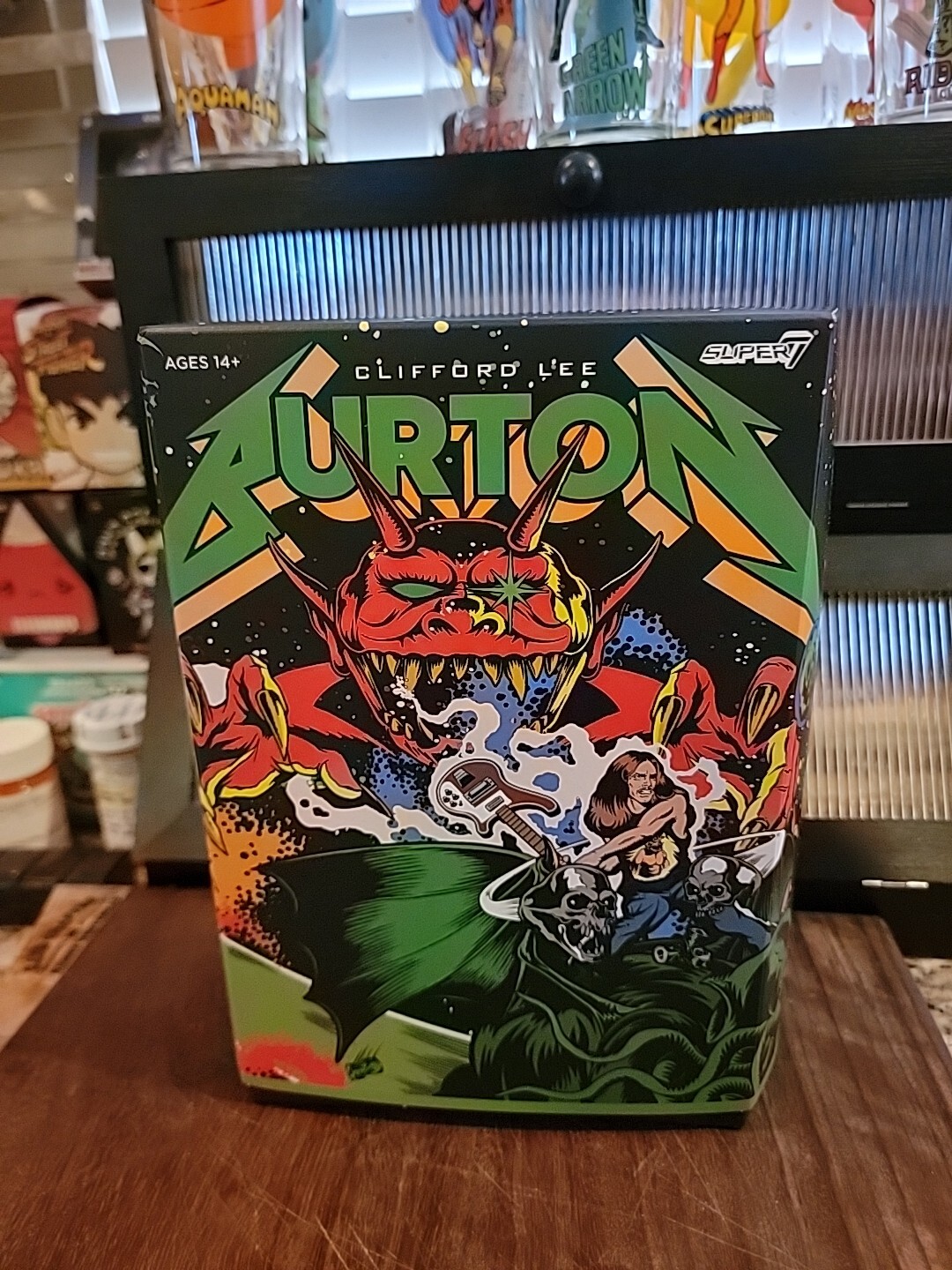 Clifford Lee Burton Super 7 Ultimates Figure. New in Box