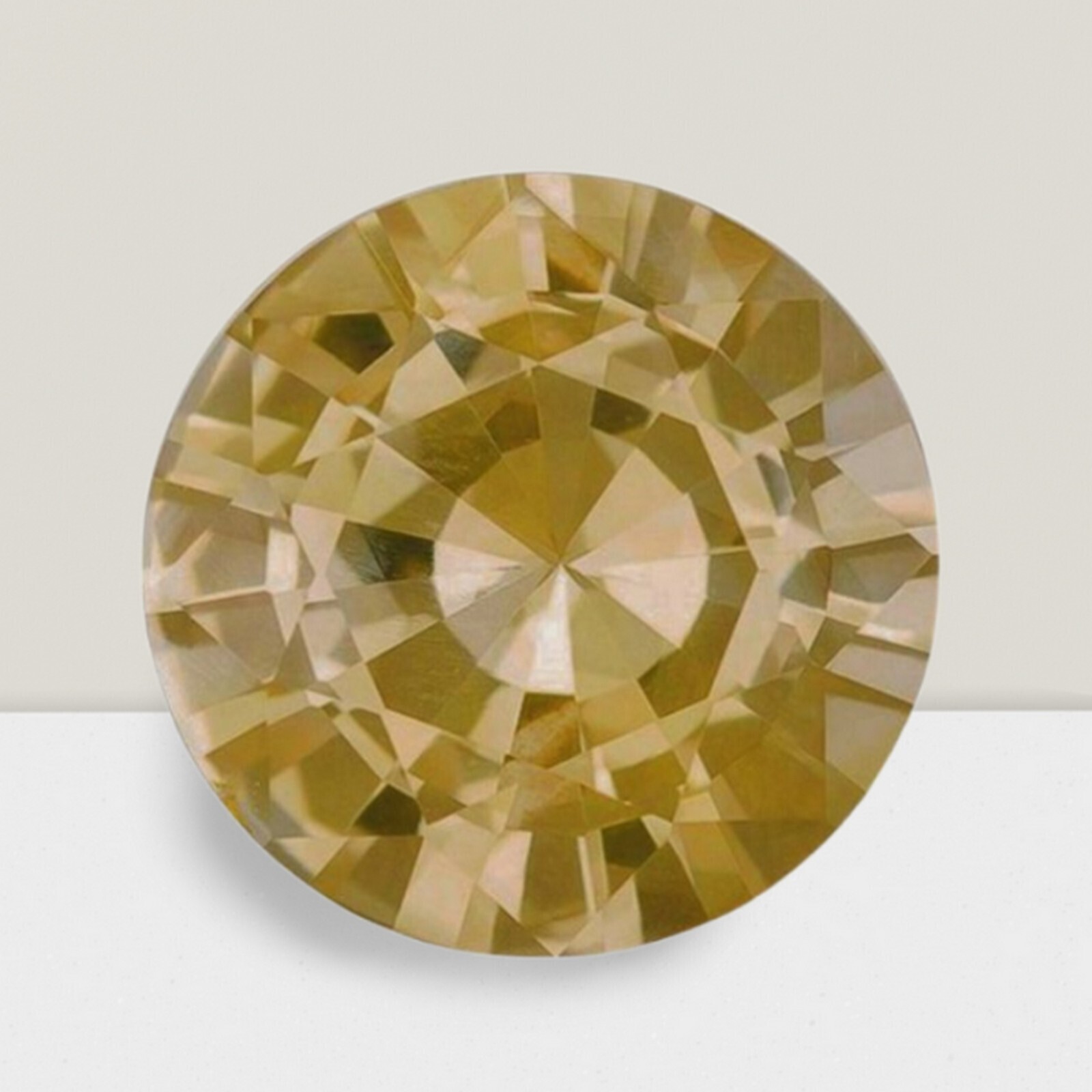 Round Cut Yellow Sapphire Loose Gemstone 4mm 0.20 Cts AAA+ Quality