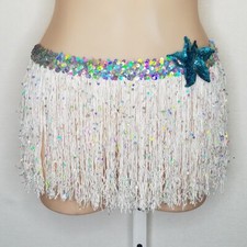 Cloud Nine FRINGE SKIRT  HEADPIECE Tap New Dance Costume Child Medium  Large