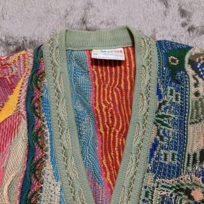 COOGI 3D Knit Men's Tops Cardigan Made in Australia Size SS from