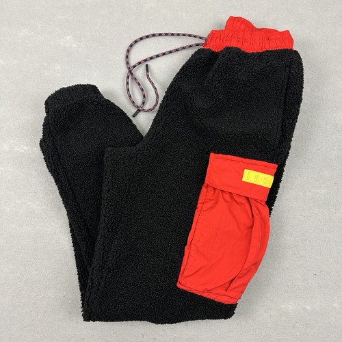 Jordan Pants Men Small Black Essentials Statement Mountainside Fleece Sweatpant