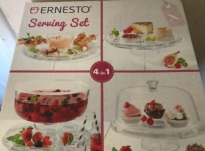 Ernesto Lidl Oven Tray Ernesto In Glass Serving Cake Platter