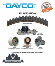Dayco Engine Timing Belt Kit with Water Pump WP337K1A