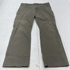 Dickies Green Denim Carpenter Straight Leg Work Jeans Mens Size 36x30