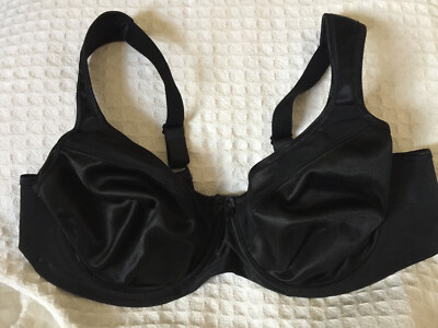 42DD Goddess Hannah Underwire Molded Side Support Bra Black Gd6131