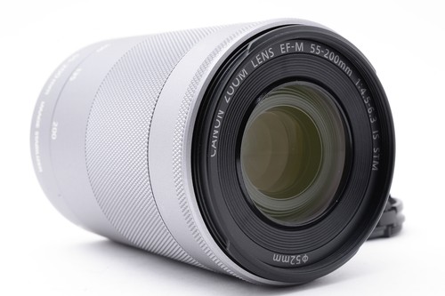 "Top mint" Canon EF-M 55-200mm f/4.5-6.3 IS STM Silver AF Zoom Lens from Japan - Picture 20 of 24