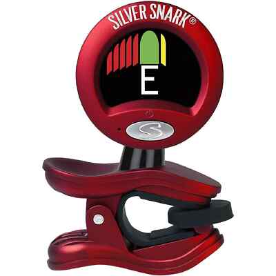 Silver Snark 2 Clip-on Chromatisches Stimmgerät für alle Instrumente Silber/Rot