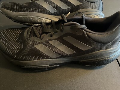 adidas Men's Solar Glide 5 Boost Blackout Running Shoes - Size 13